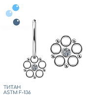 Подвеска из титана Flora